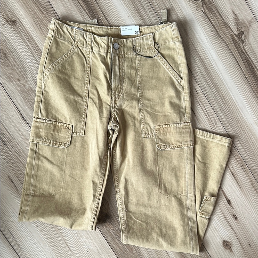 Zara Women's Cargo Pants - Tan
